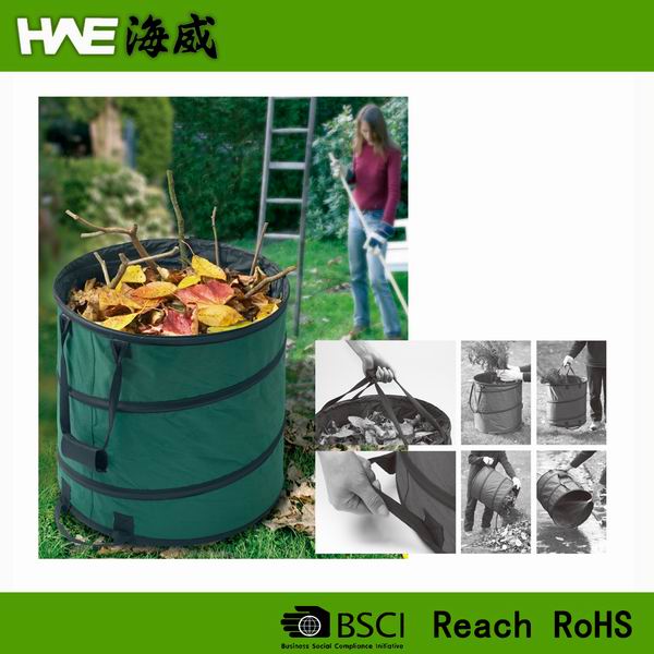 Foldable leaf pouch foldable garden bag