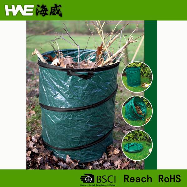 Foldable leaf pouch foldable garden bag